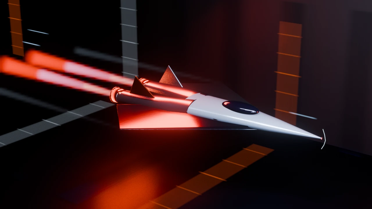 Speed contest motion artwork